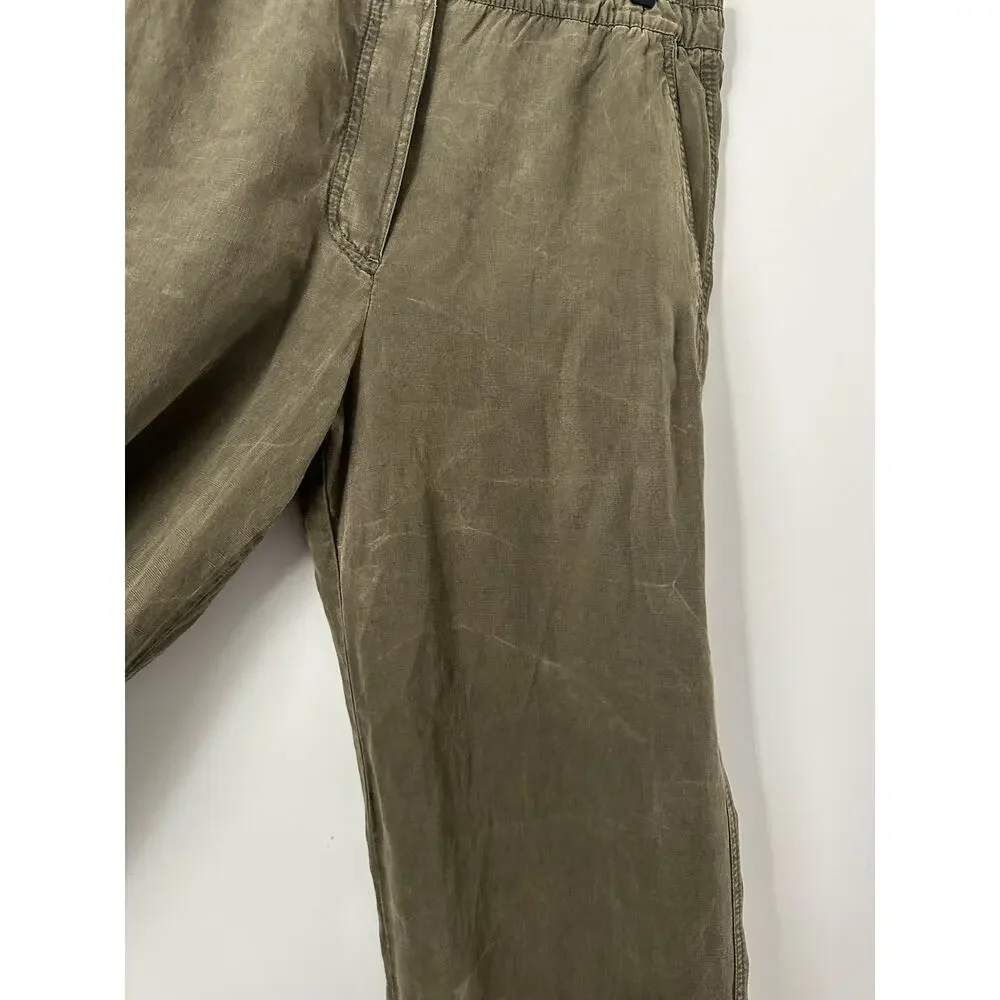 Zara Green Trouser Pant size Small